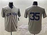 Men's New York Yankees #35 Cody Bellinger Gray Cool Base Stitched Jersey,baseball caps,new era cap wholesale,wholesale hats